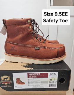 Res Wings Irish Setter Safety Toe Work Boots Size 9.5