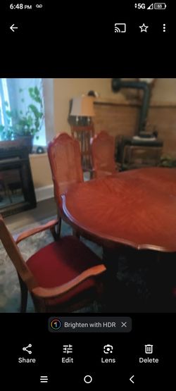 Antique Table and Chairs