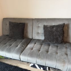 Gray Futon Couch