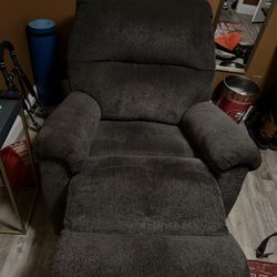 Gray Recliner 
