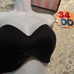 Victoria’s Secret strapless bra 34 DD🖤