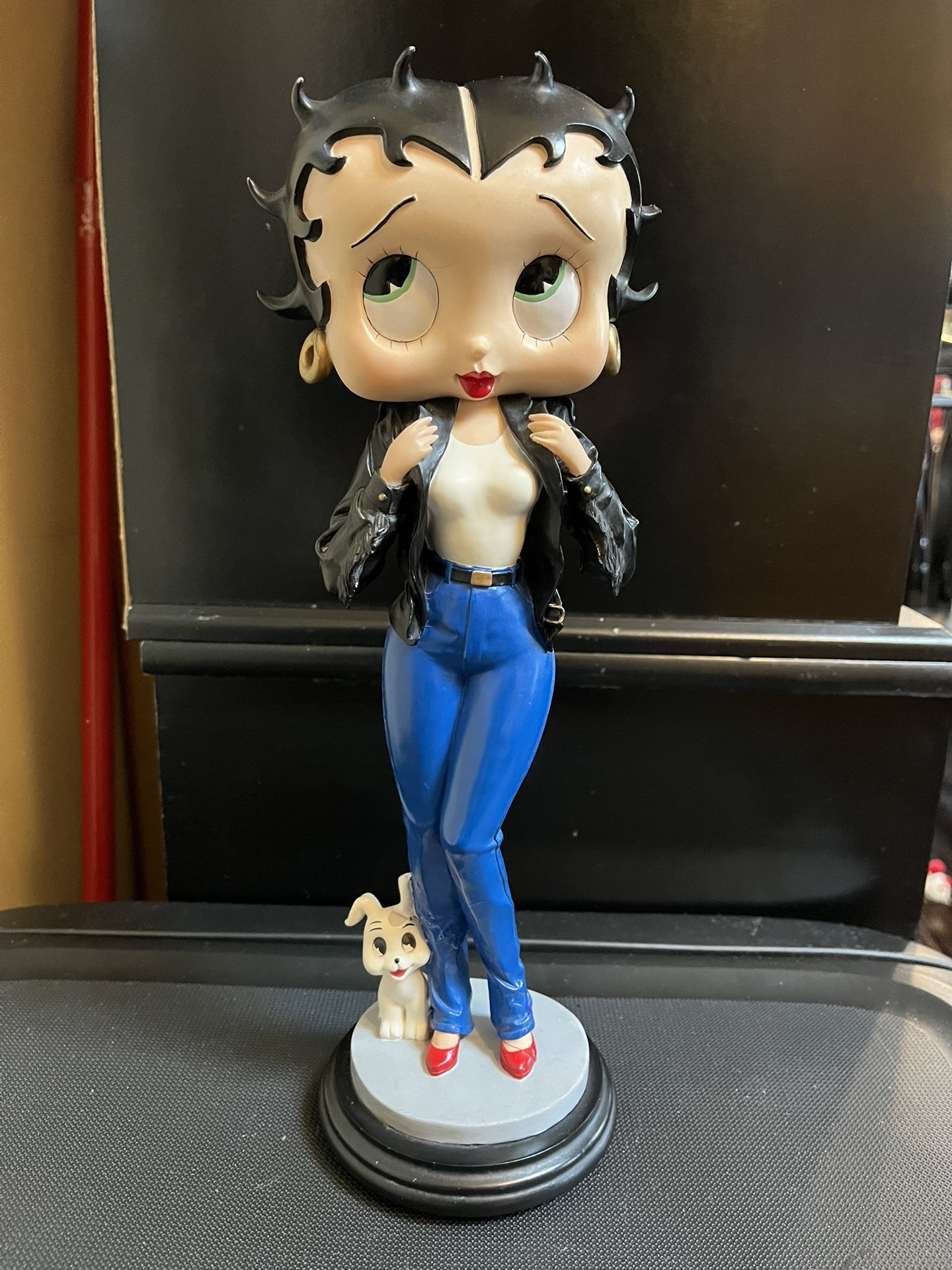 Betty Boop biker statue