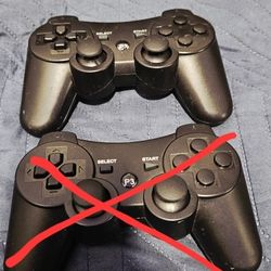 one ps3 controller the other one got sold