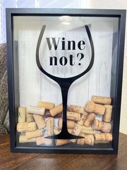 Wine Cork Collector Box