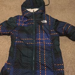 Girls Reverse North Face Coat 