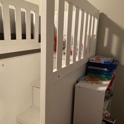 Twin Bunkbeds Walkers White 