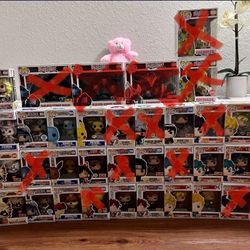 Funko Pops (Dragon Ball, Pokemon, YuGiOh) 