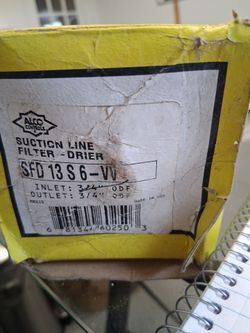 Alco Controls Suction Line Filter-Drier SFD13S6-VV