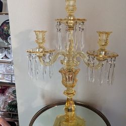 Heisey Sahara Large Candelabra