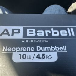 Barbells 2/10 lbs Neoprene Barbells