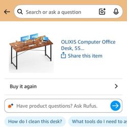 55 Inch Work Table Unopened