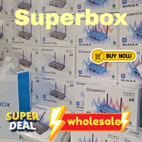 Superbox S6 Max supreme new 2024 Model TV BOX Wholesale reseller S6 Ultra super box Superbox S6 Max