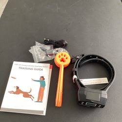 New dog collar fence training