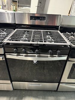 Whirlpool Stainless Steel 5 burner range stove