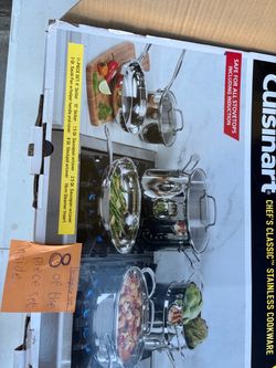 Cuisinart Chef's Classic Stainless Cookware 8-Piece Set