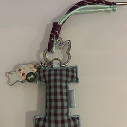 Labubu “I” Initial Keychain