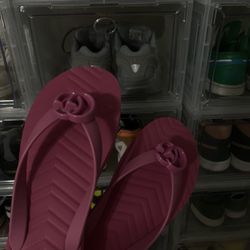 Pink Gucci  Platform Sandals