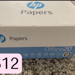 HP Printer Paper, 8.5 x 11 Paper, Office 20 lb, 3 Ream Case - 1500  Sheets, 92 Bright, Made in USA - FSC Certified