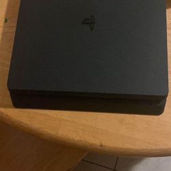 PS4 with four games and controller or looking to trade for Xbox one X