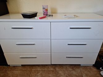 Black and white dressers