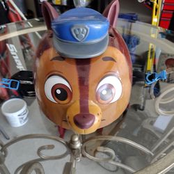 Paw patrol bike helmet