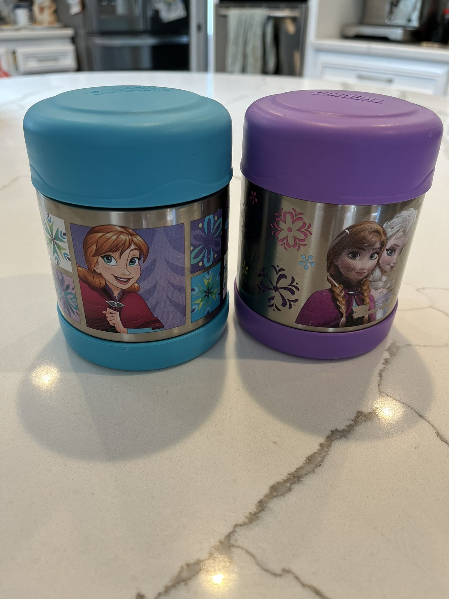 2 Disney Princess Thermos 10oz