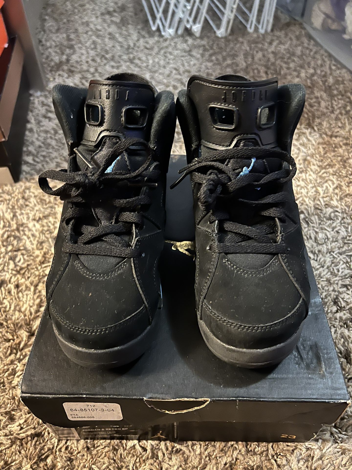3Y Boys Retro Jordan 6 Shoes