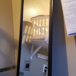 Mirror 13.5" X 48.5" In Good Condition.  Can Be Used On Top Of The Dresser, Behind The Door Or Hanging On The Wall. 