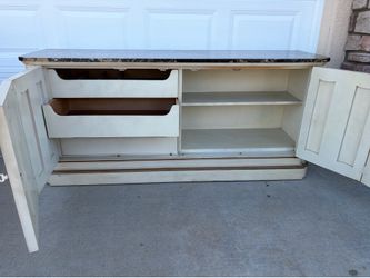 Antique Thomasville sideboard with marble top