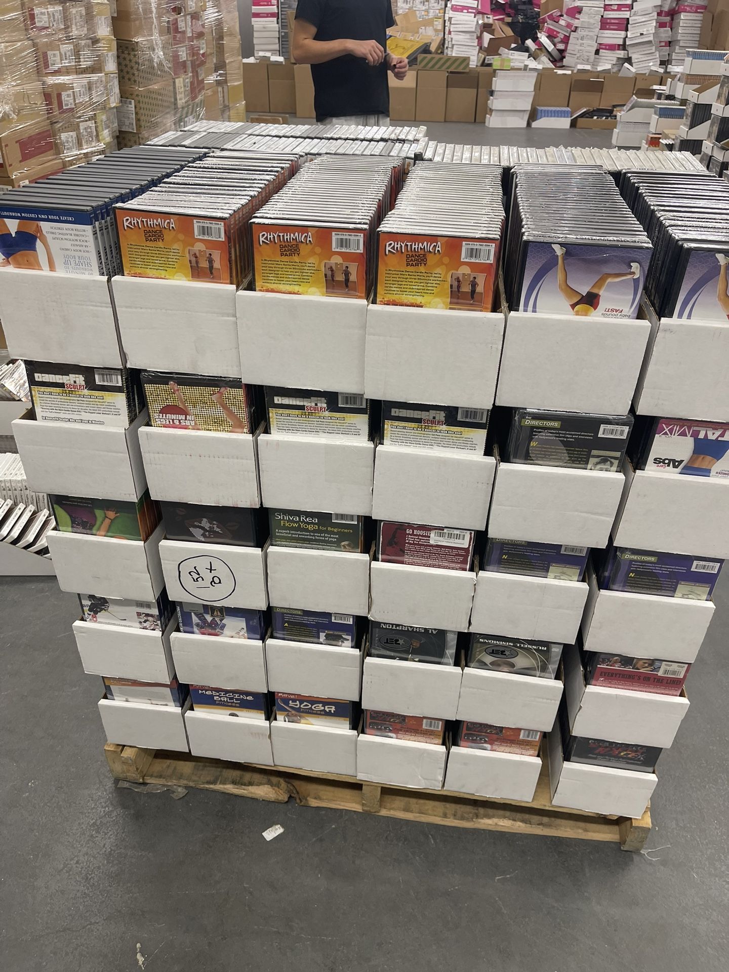 4000 New Sealed DVDs Only $500