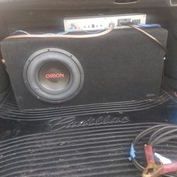Orion V1 Hcca 10 Subwoofer With Memphis Amp And Box