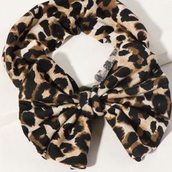 1 Piece Toddlers Girl Leopard Bow Knot Headband