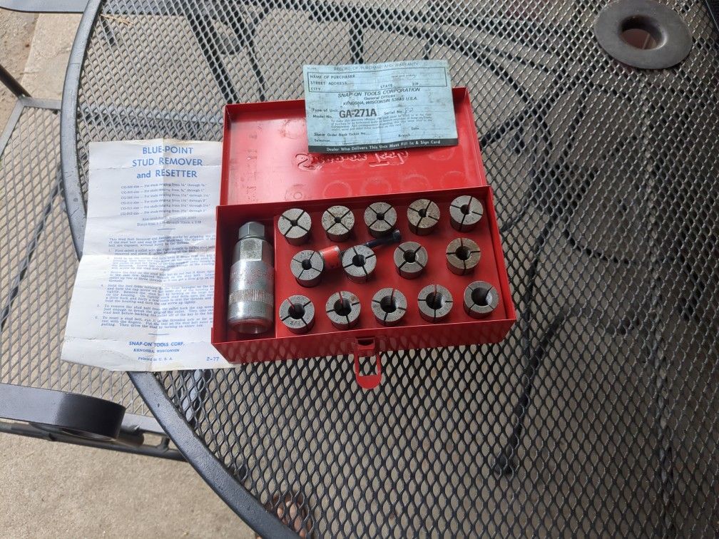 Snap On SAE Stud Remover