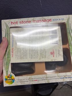 Hot stone massage book and kit