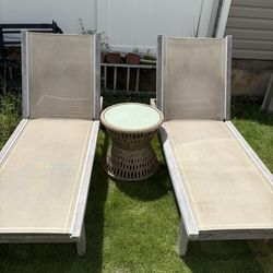 I Have 5 Outdoor/ Pool Side Tables And 8 Chairs. All For $700
