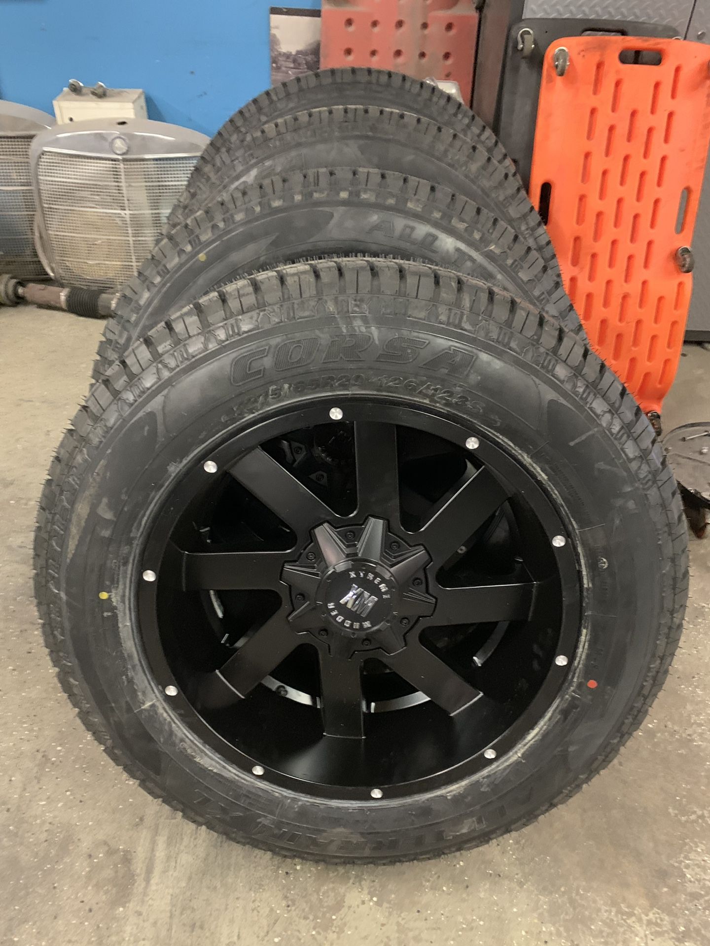 Brand New x10 Black Wheels New Corsa 275 65 Lt For Sale In Fort Worth Tx Offerup