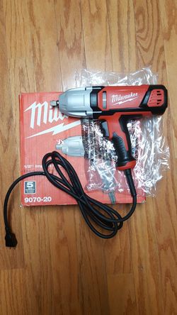 Milwaukee corded electric 1/2" impact wrench
