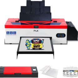 A3 DTF Printer L1800 T-Shirt Transfer Printer with White Ink Circulatory for DIY Direct Print T-Shirts, Hoodie, Fabrics 