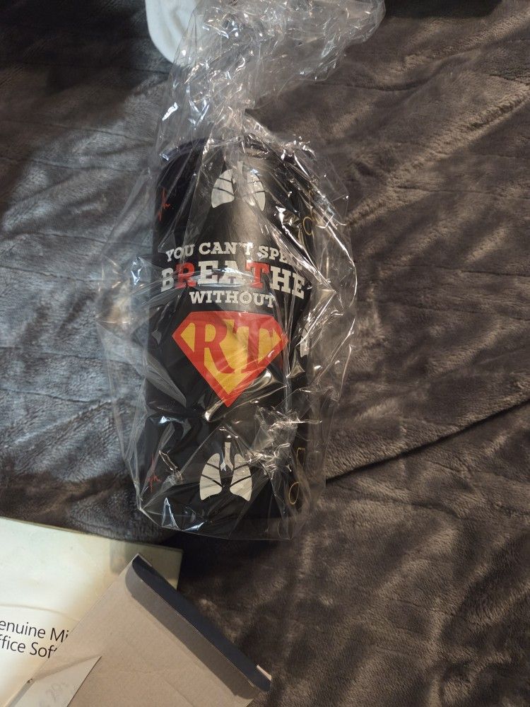 2 Stainless Steel Mugs Respiratory Therapist