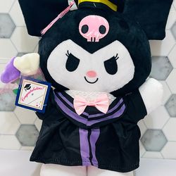 Kuromi graduation plush