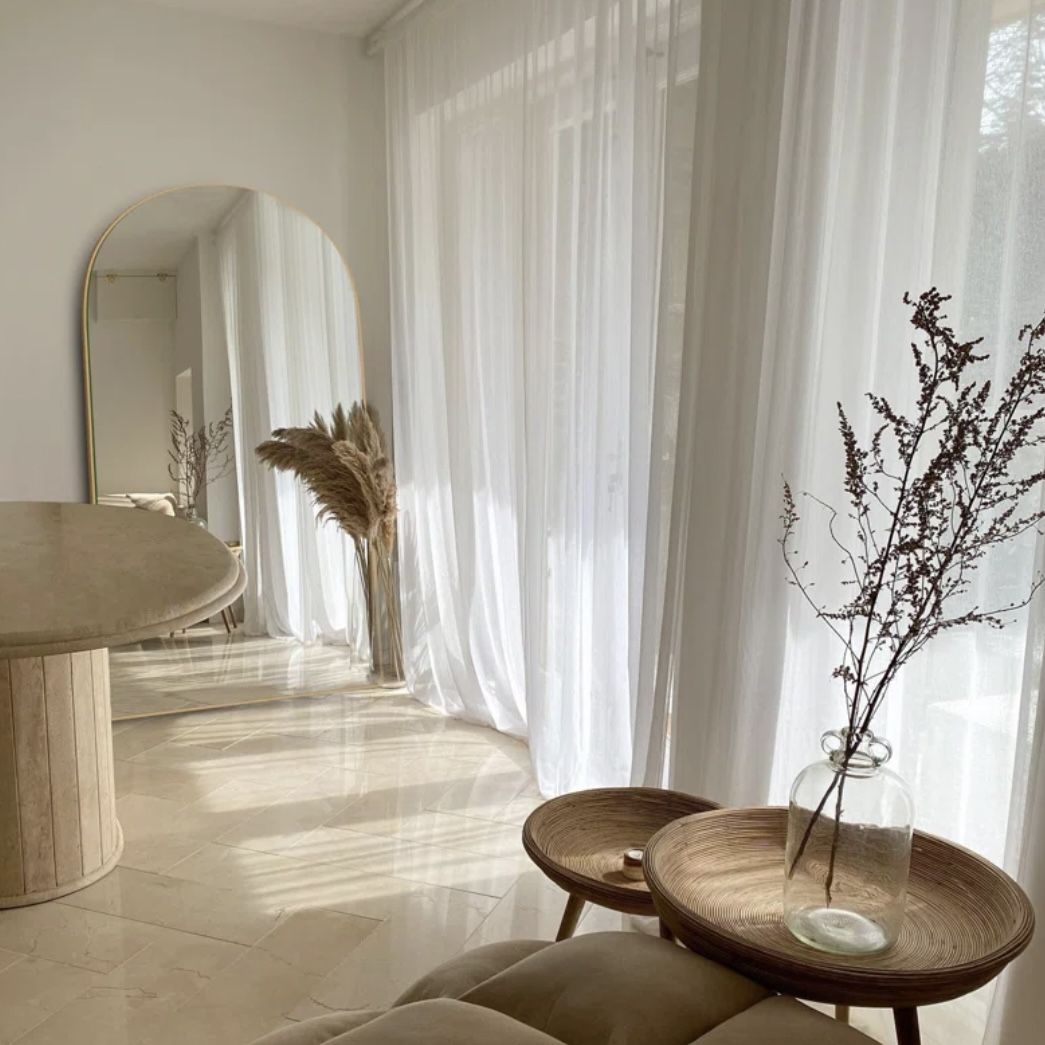 MIRROR - 79” x 40” Extra Large Full Length Arch Mirror