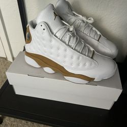 Jordan 13 White/wheat 
