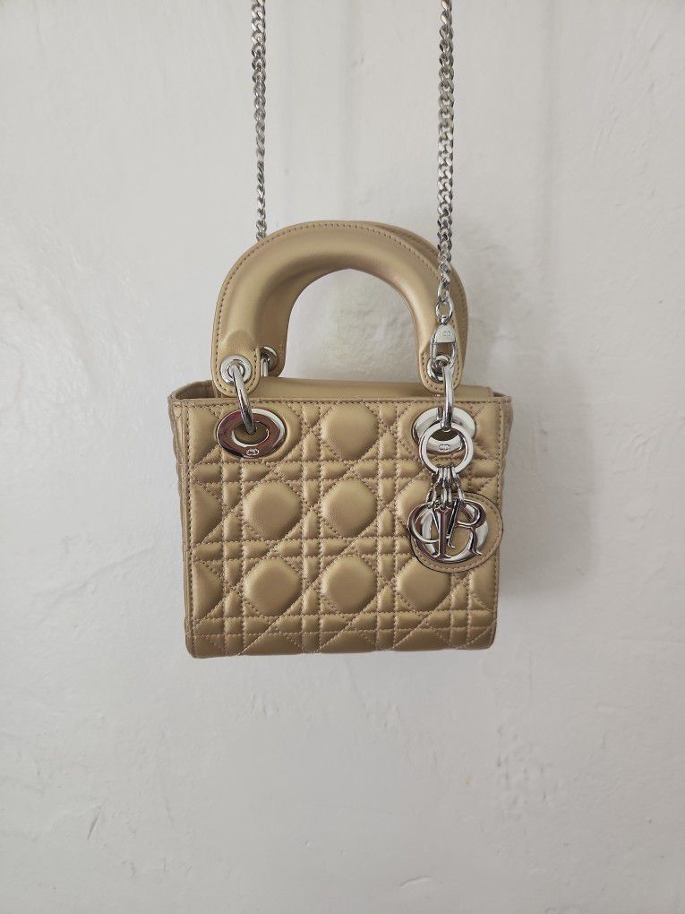 Dior Gold Handbag 