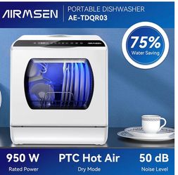 Airmsen Countertop Dishwasher