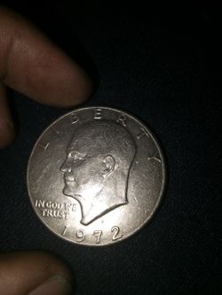 1972 Eishnhower Silver Dollar Rare Flying Eagle Mint 