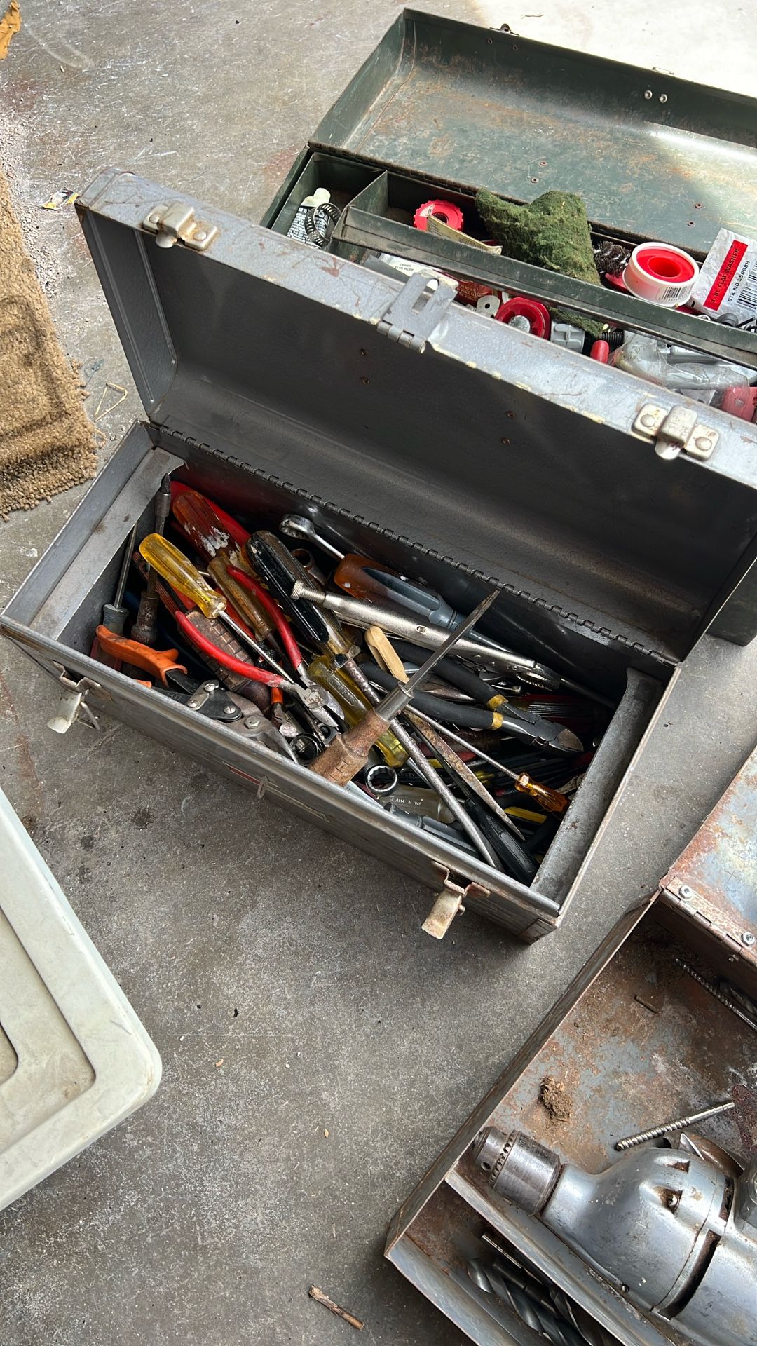 Hand Tools With Tool Box