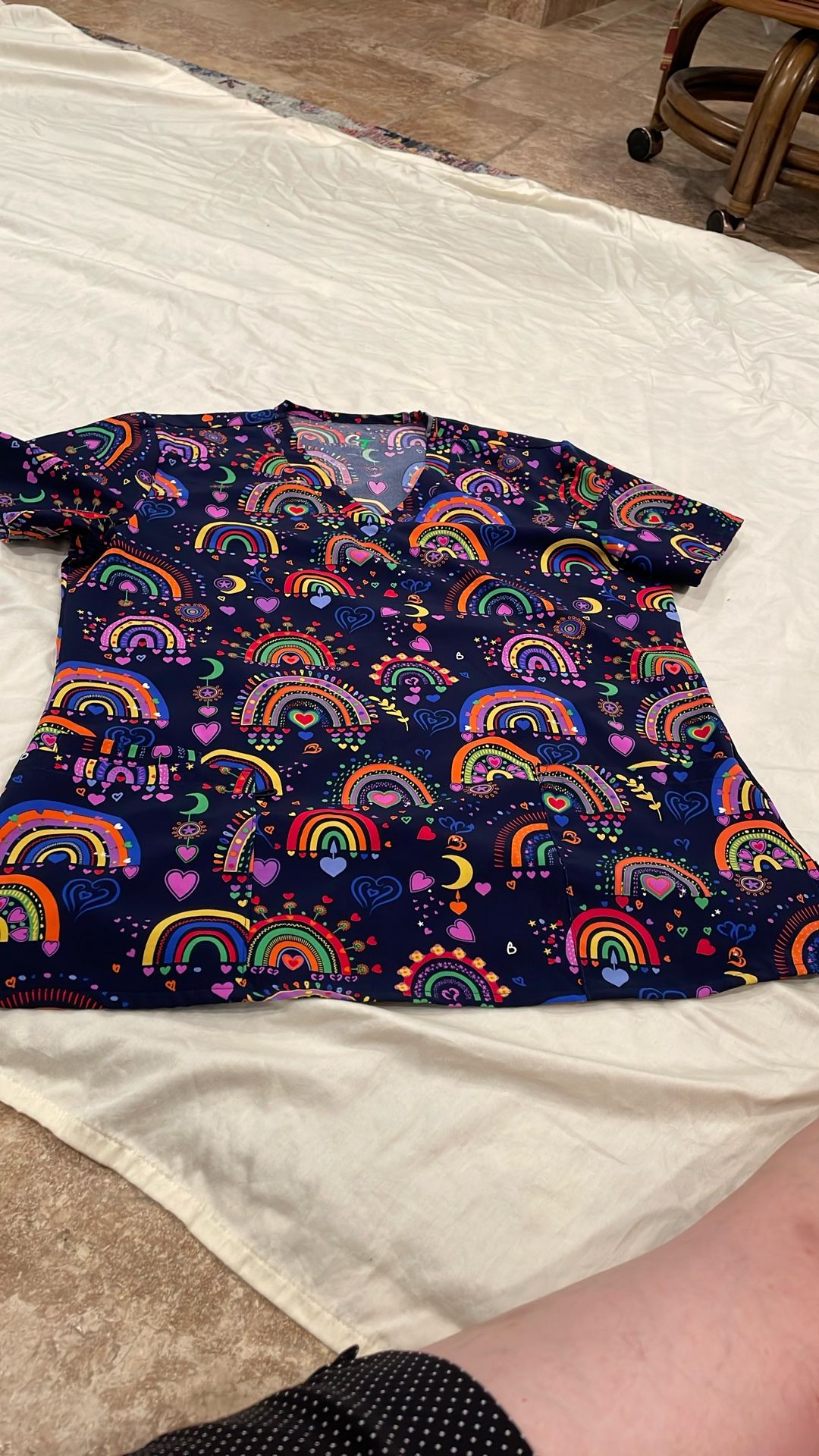 Scrub Top Large