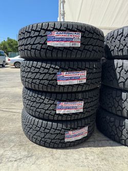 Lt275/65r20 American All Terrain 4 Llantas nuevas Montadas y balanceadas estilo todo terreno