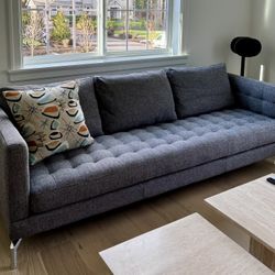 Kasala Designer Sofa – Modern European, 87” Length Low-Profile