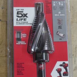 Milwaukee 48-89-9249 SHOCKWAVE Impact Duty Step Bit #9 - Titanium. 